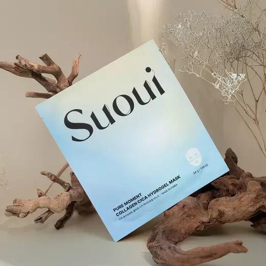 Suoui Pure Moment Collagen Cica Hydrogel Mask